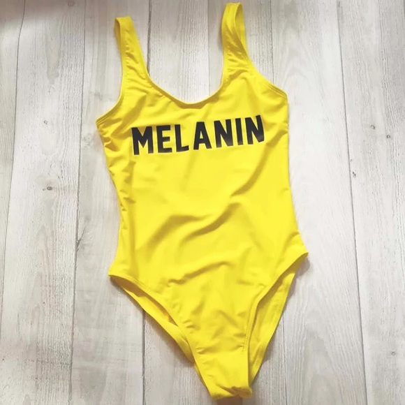 Other - Melanin Swimsuit- yellow